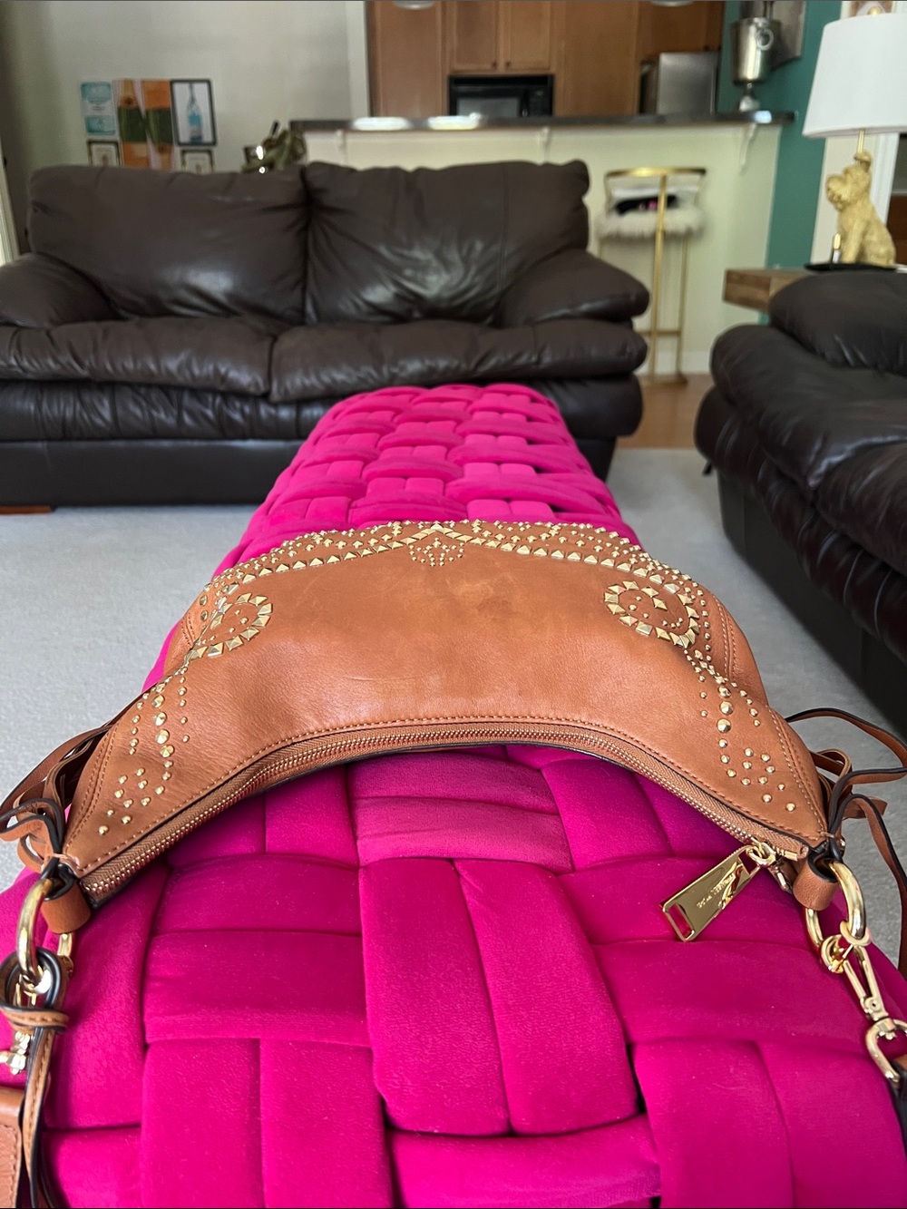 Michael Kors Rhea Hobo Bag - Picture 8 of 16